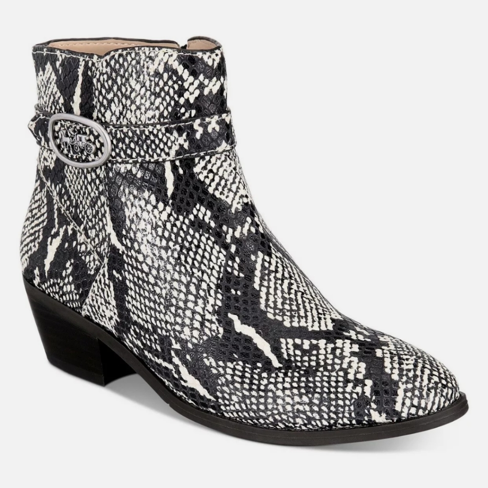 🌺SOLD ON MERCARI🌺COACH snake embossed boots - Picture 4 of 11